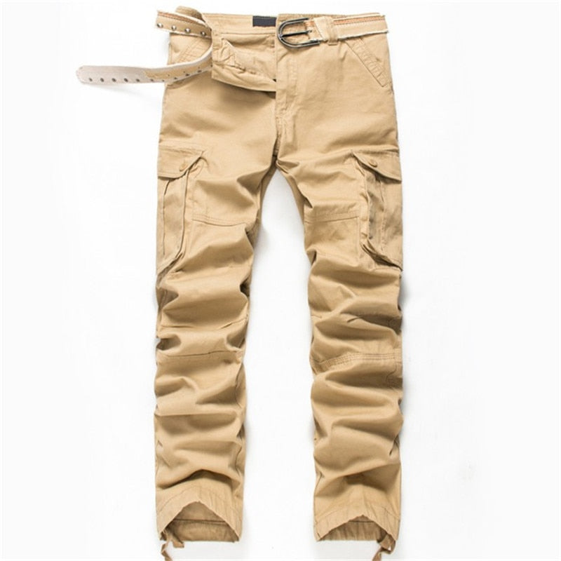 FGKKS 2021 New Arrival Mens Cargo Pants High Quality Spring Fashion Joggers Men Clothing Cotton Trousers Camouflage Pants Male