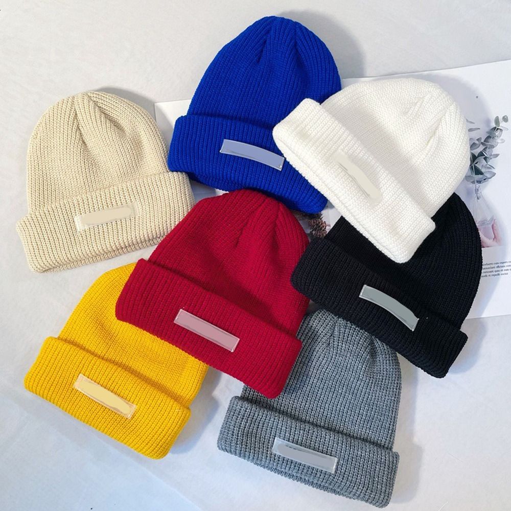 Hipster Knitted Beanies Unisex Thermal Hip-hop Hipster Cold Hat Elastic Woolen Hat Fall